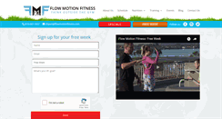 Desktop Screenshot of flow-motion-fitness.com